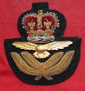 RCAF Queens Crown Pilots Cap Badge