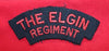 Elgin Regiment Cloth Shoulder Flash