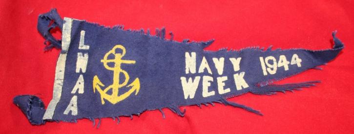 LNAA Navy Week 1944 Pennant