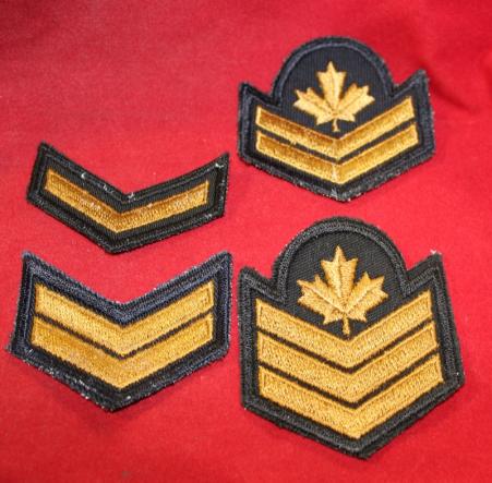 Canadian Army, Work Dress Rank Insignia