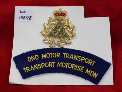 DND Motor Transport Badge & Cloth Flash