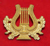 Bandsman Lyre Cap Badge