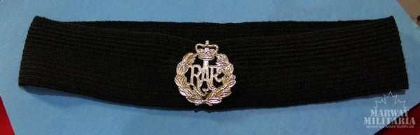 WRAF Cap Badge sewn onto band