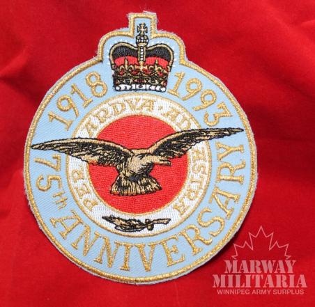 RAF 1918 - 1993 75th Anniversary Patch