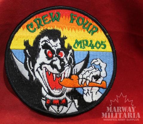 RCAF MP 405 Crew Four Patch – Marway Militaria Inc & Winnipeg Army Surplus