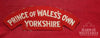 Prince of Wale's Own Yorkshire Cloth Shoulder Flash