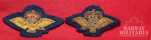 RAF Collar Badge Pair