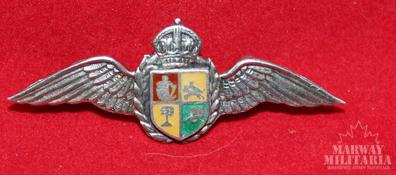 South African Air Force Pilots Sweetheart Pin - Sterling