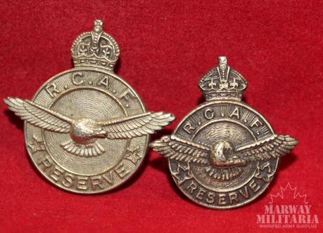 RCAF Reserve Lapel Pin Lot - Large & Small
