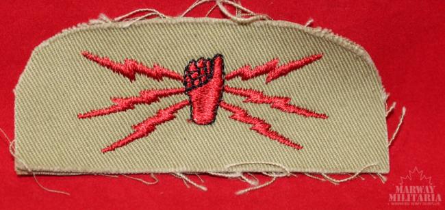 WW2era, British / Canadian Air Force, Signals Wireless Trade Badge - Summer