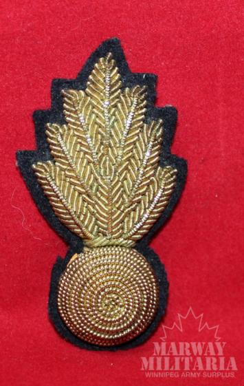 Gold Wire Artillery Badge