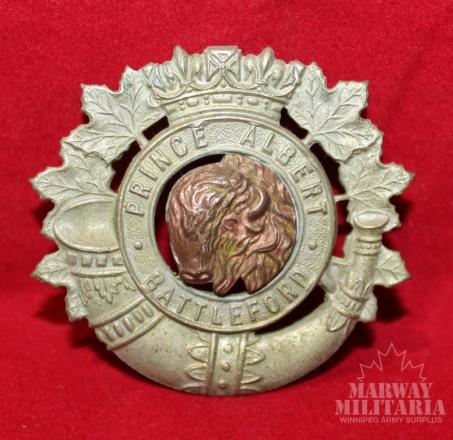 Prince Albert & Battleford Volunteers, Cap badge