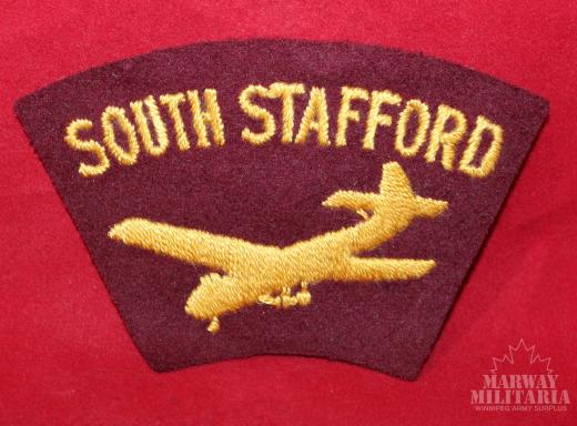 British South Stafford Regiment Glider Shoulder Flash