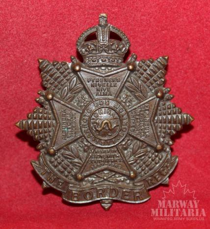 British Border Regiment Cap Badge