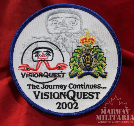 RCMP Vision Quest 2002 Patch