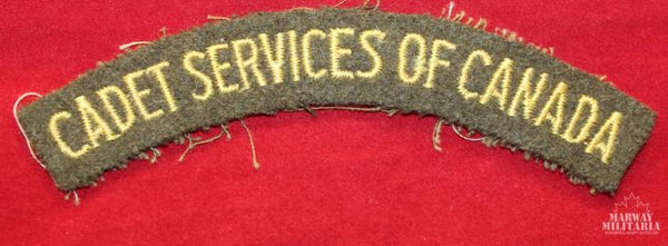 Cadet Services of Canada Cloth Shoulder Flash