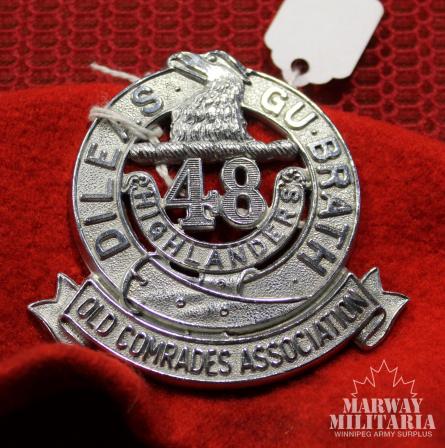 48th Highlanders of Canada Old Comrades Association Beret