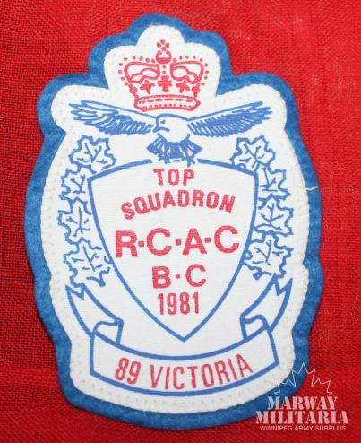Royal Canadian Air Cadets Top Squadron Crest 1981