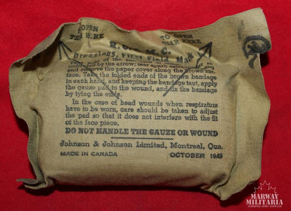 WW2 RCAMC Field Dressing