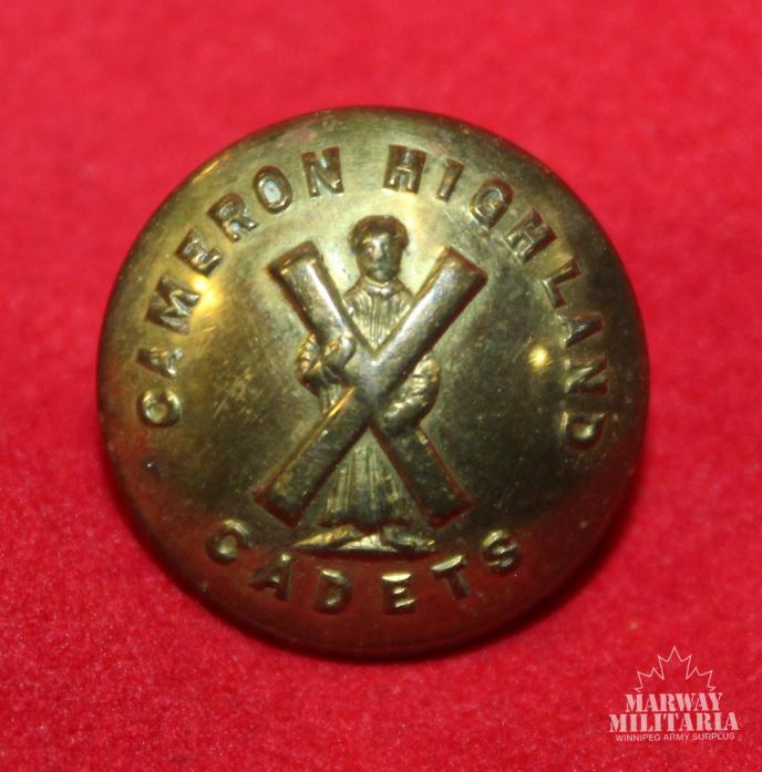 WW2 Cameron Highland Cadets Uniform Button