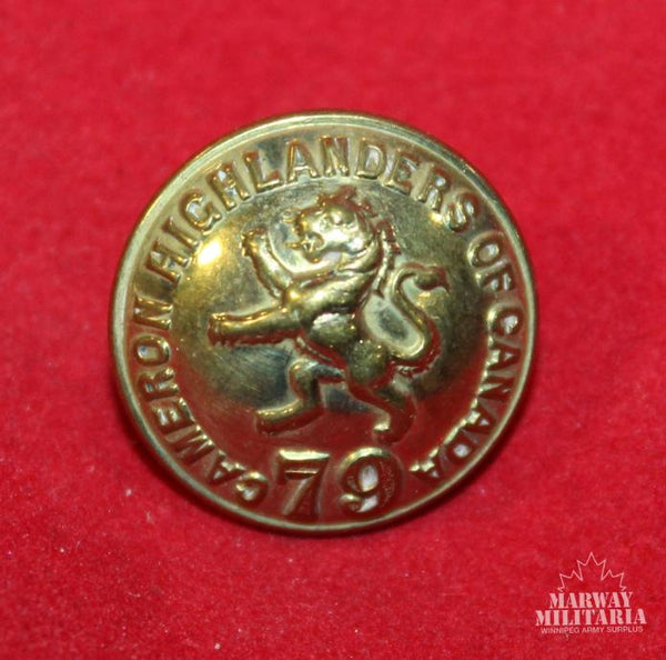 WW1 CEF 79th Cameron Highlanders of Canada Uniform Button
