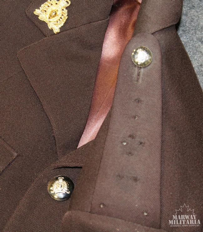 Rcmp Ribbons RCMP Officers Brown Serge Tunic with Medal Ribbons – Marway Militaria ...