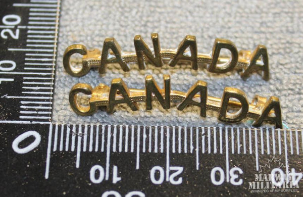 WW2era, Nursing Sisters CANADA Shoulder Title Pair