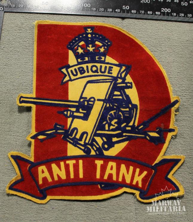 RCA D Battery Anti Tank Jacket Crest