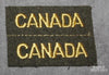 WW2, Canada Nationality Shoulder Title Pair