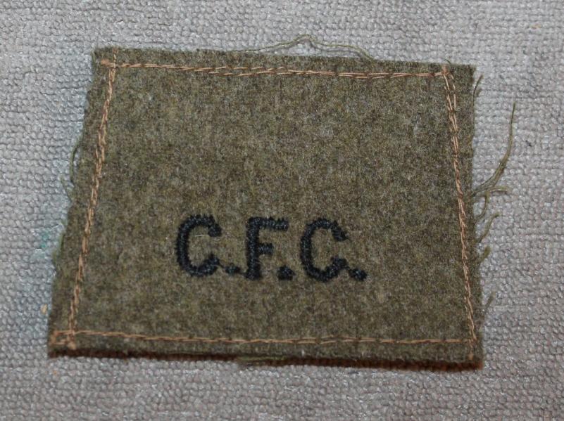 WW2 CFC (Canadian Forestry Corps) Slip on Title