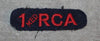 WW2 1 MED RCA Shoulder Title