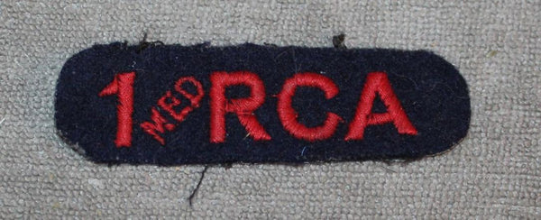 WW2 1 MED RCA Shoulder Title