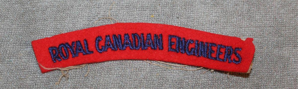 WW2 Royal Canadian Engineers Shoulder Flash