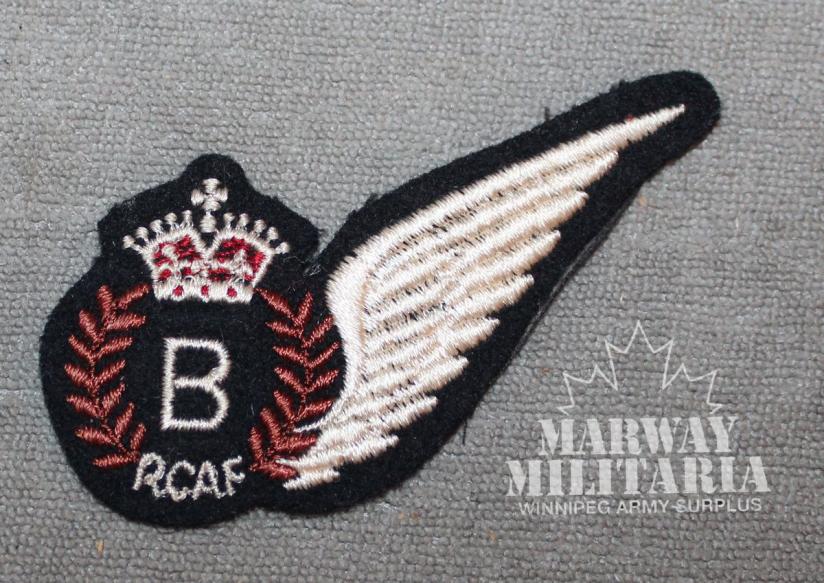 WW2 RCAF B (Bombaimer) Half wing
