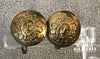 RCMP, Kings's Crown Button, Earring Pair