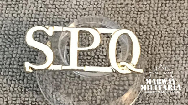 Quebec Provincial Police, S P Q, Shoulder Title Badge