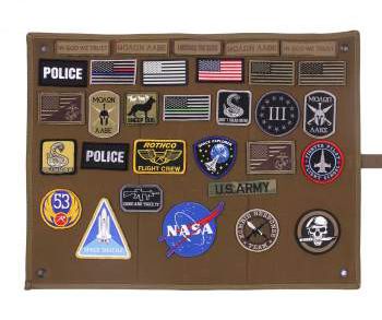 Hanging Roll-Up Morale Patch Board