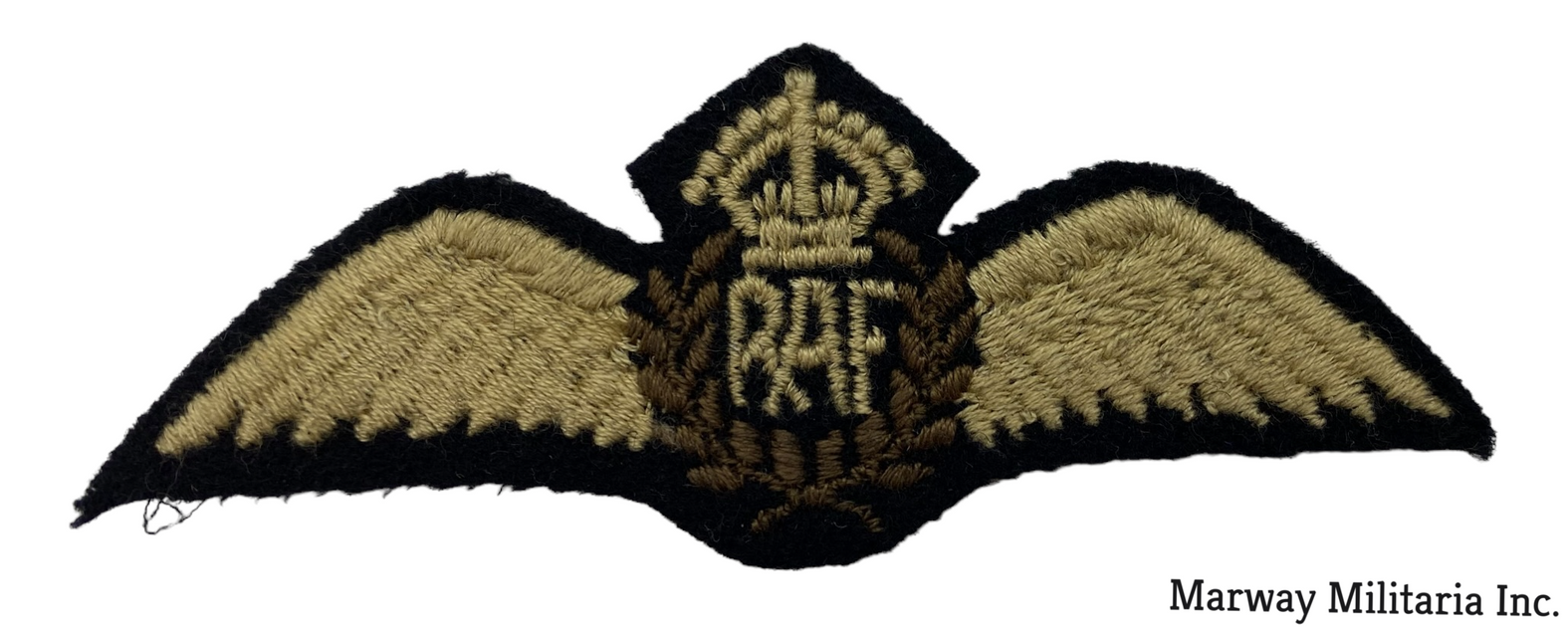 WW2 RAF Royal Air Force Pilots Wing Marway Militaria Inc Winnipeg ww2-raf-royal-air-force-pilots-wing-marway-militaria-inc-winnipeg