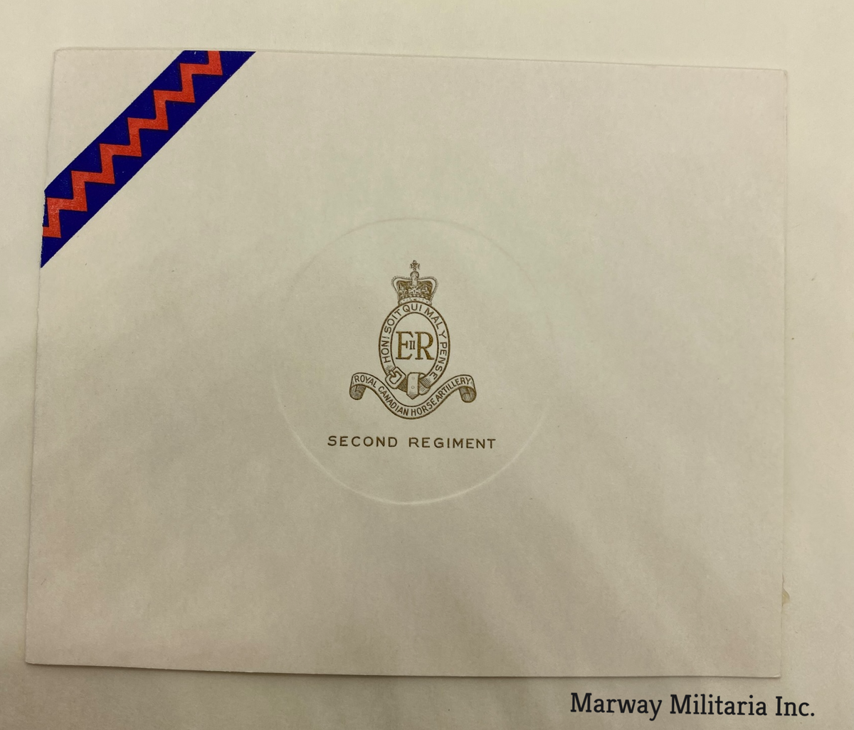 Royal Canadian Horse Artillery Second Regiment Christmas Card – Marway ...
