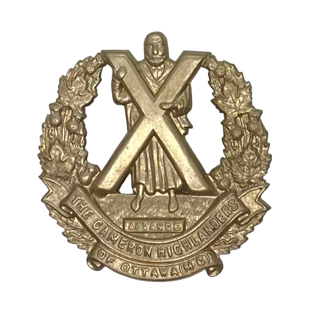 WW2era, Cameron Highlanders of Ottawa (Machine Gun) Cap Badge – Marway ...