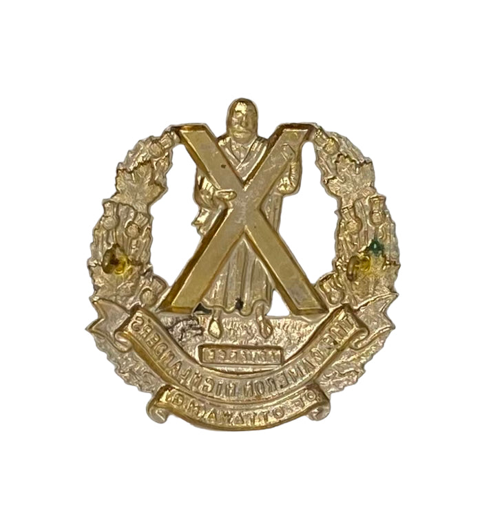 WW2era, Cameron Highlanders of Ottawa (Machine Gun) Cap Badge – Marway ...