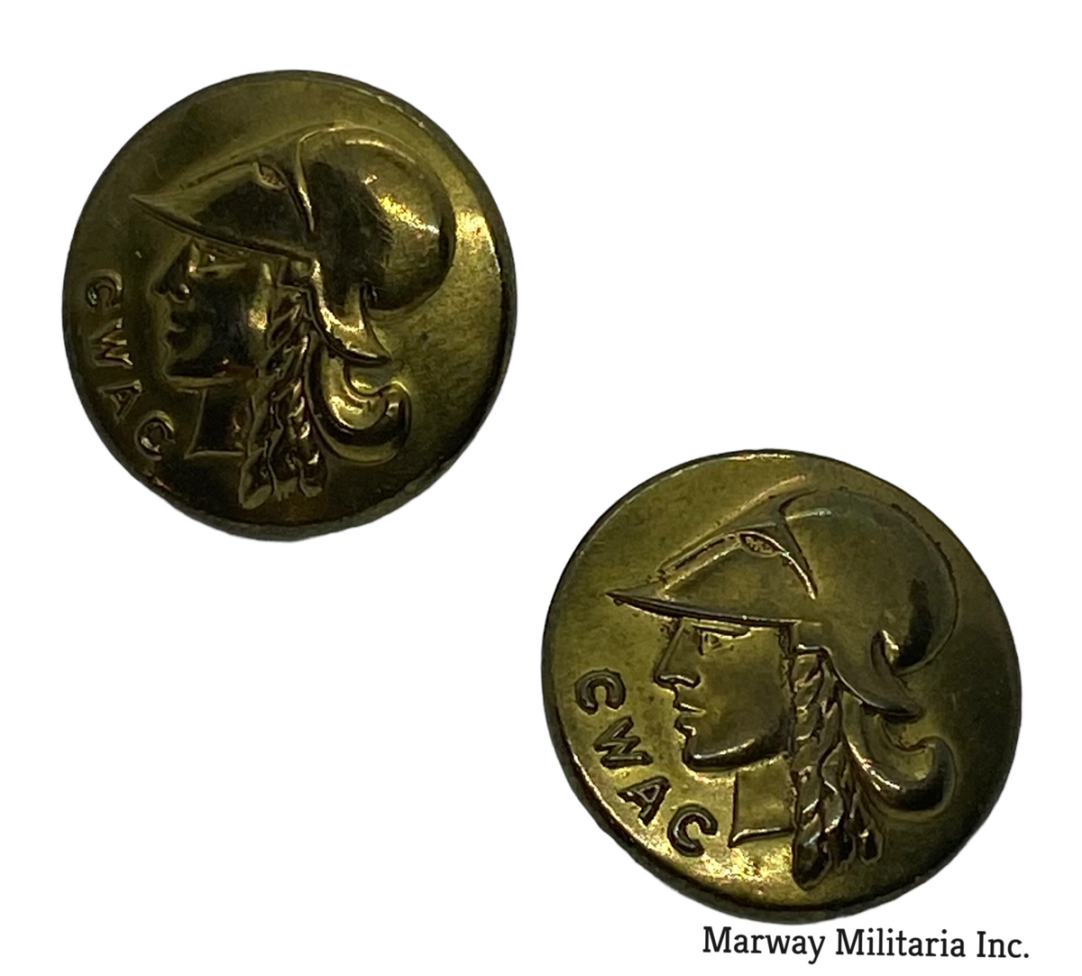 CWAC Uniform Button Lot. – Marway Militaria Inc & Winnipeg Army Surplus