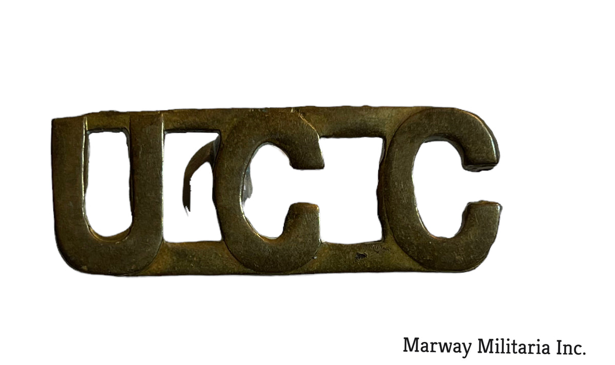 UCC Upper Canada College Rifles Shoulder Title Badge – Marway Militaria ...