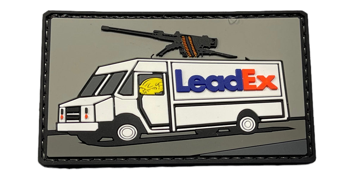 Lead Ex Delivery PVC Morale Velcro Patch – Marway Militaria Inc ...