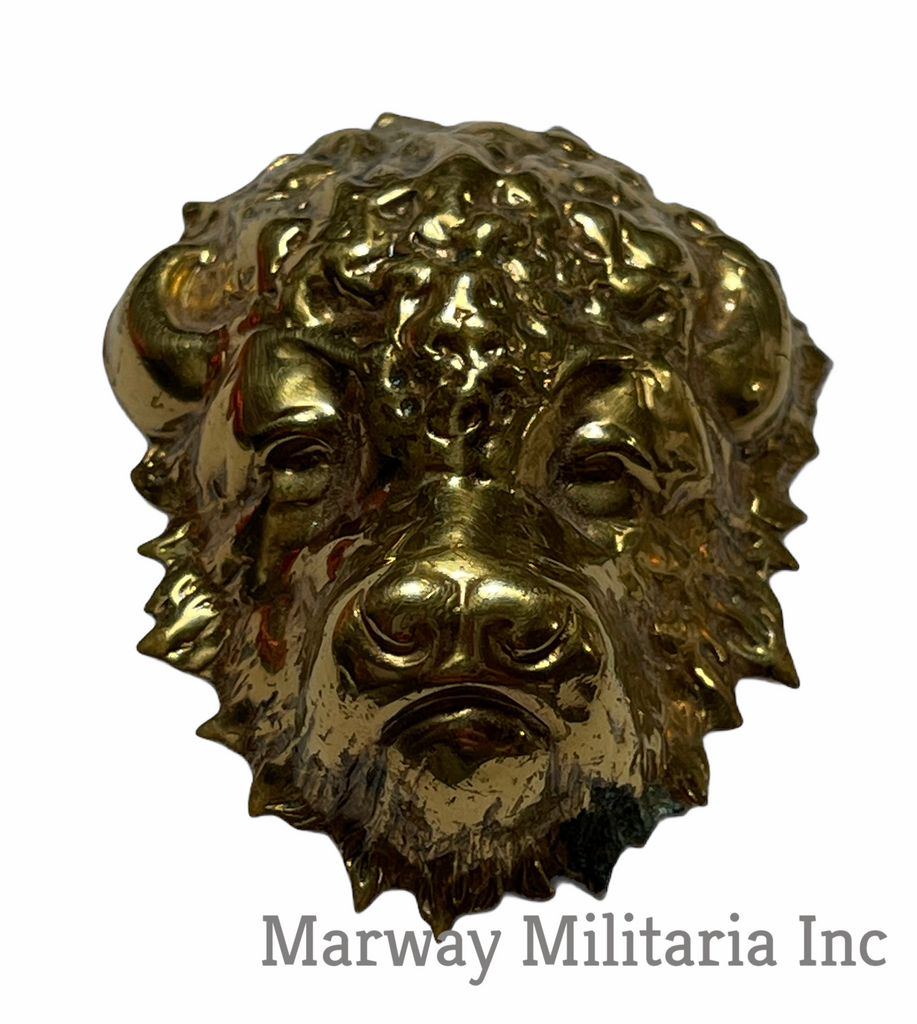 NWMP / RNWMP Buffalo Head Horse Tack Marway Militaria Inc & Winnipeg