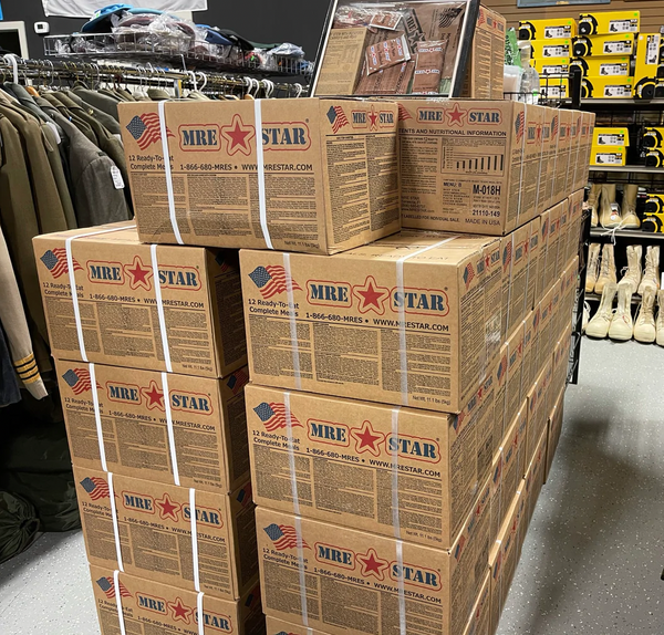 MRE STAR Case of 12 MRE's (Meals Ready to Eat) - Case B
